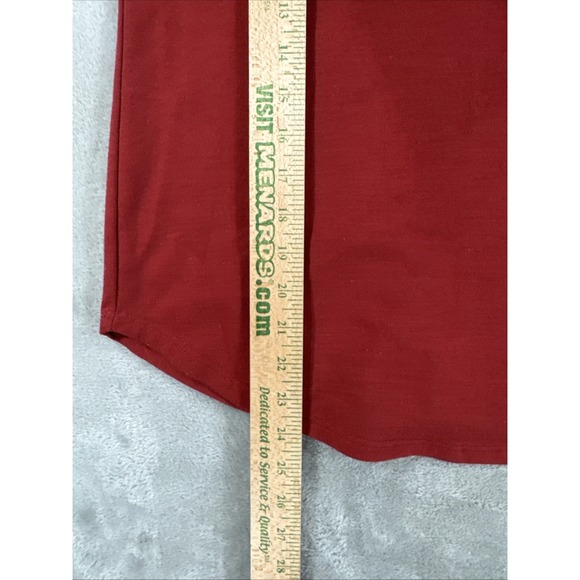 7th Ray Top Womens L Aztec Western Cowgirl Aztec Navajo Stretch Made In USA Red - Picture 9 of 10